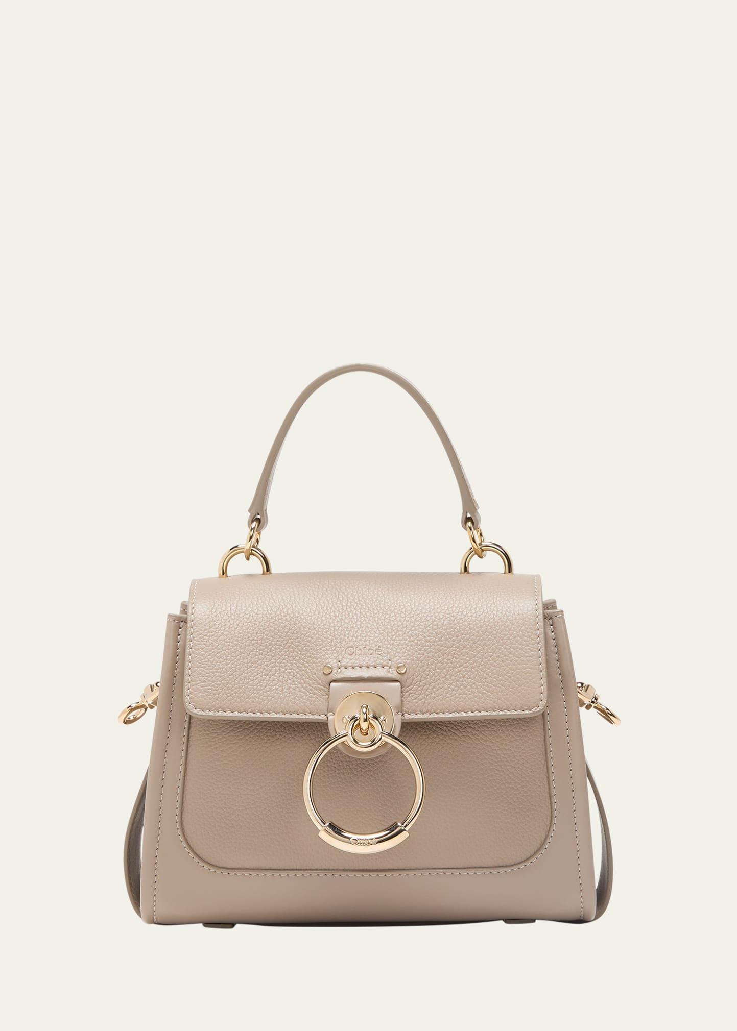 Chlo Mini Tess Leather & Suede Top Handle Bag Product Image