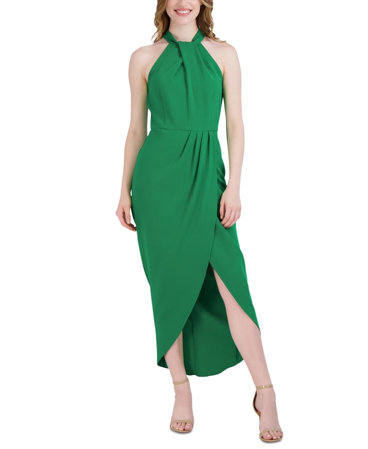 Julia Jordan Knot Neck Halter Dress Product Image