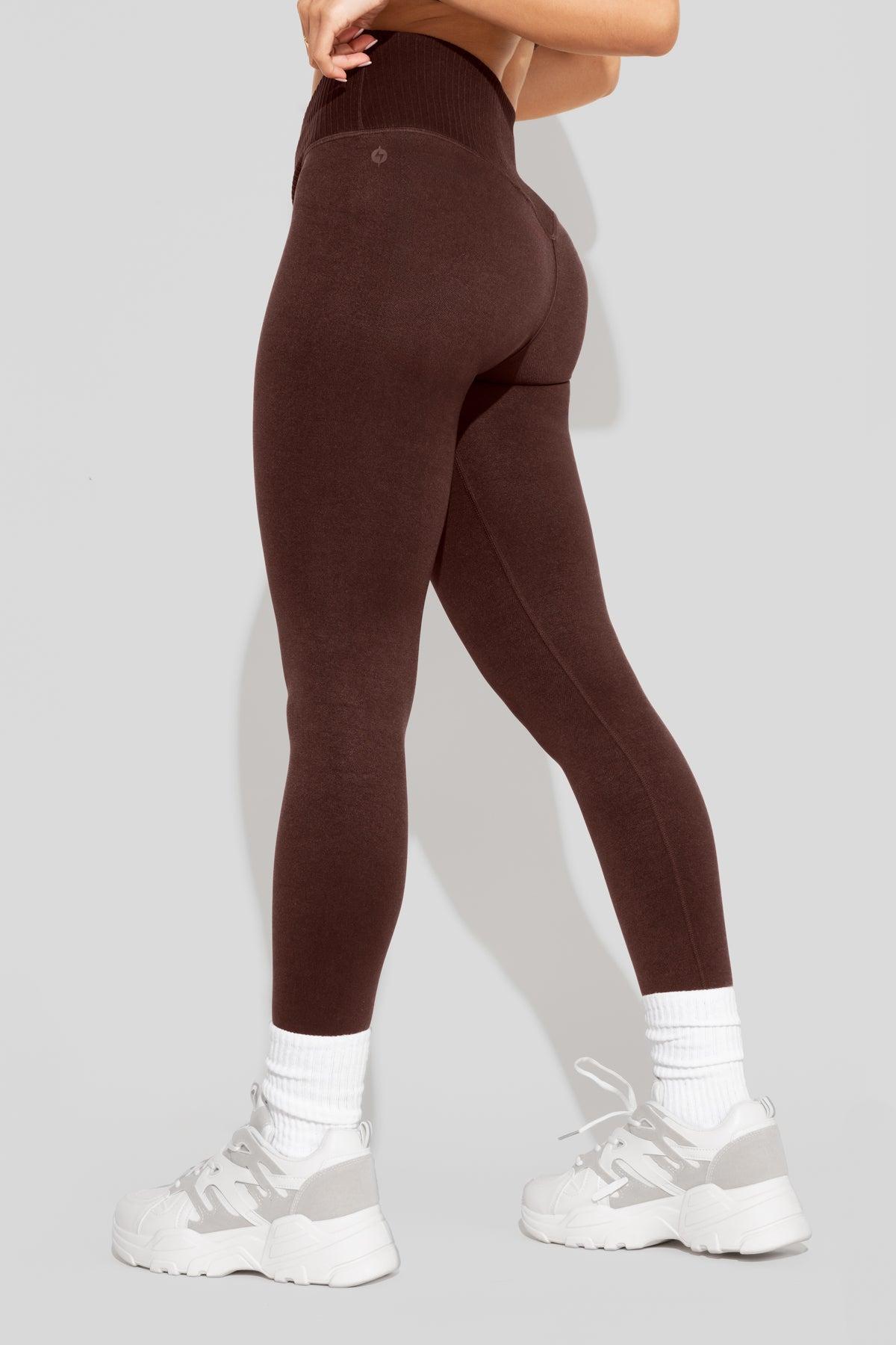 Crisscross Hourglass® Seamless Legging - French Roast Product Image