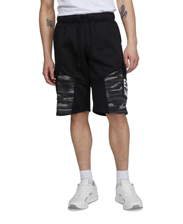 Ecko Unltd. Mens Layered Cargo Pocket Fleece Short Product Image