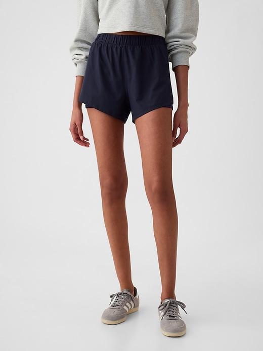 GapFit Mid Rise Dolphin Running Shorts Product Image