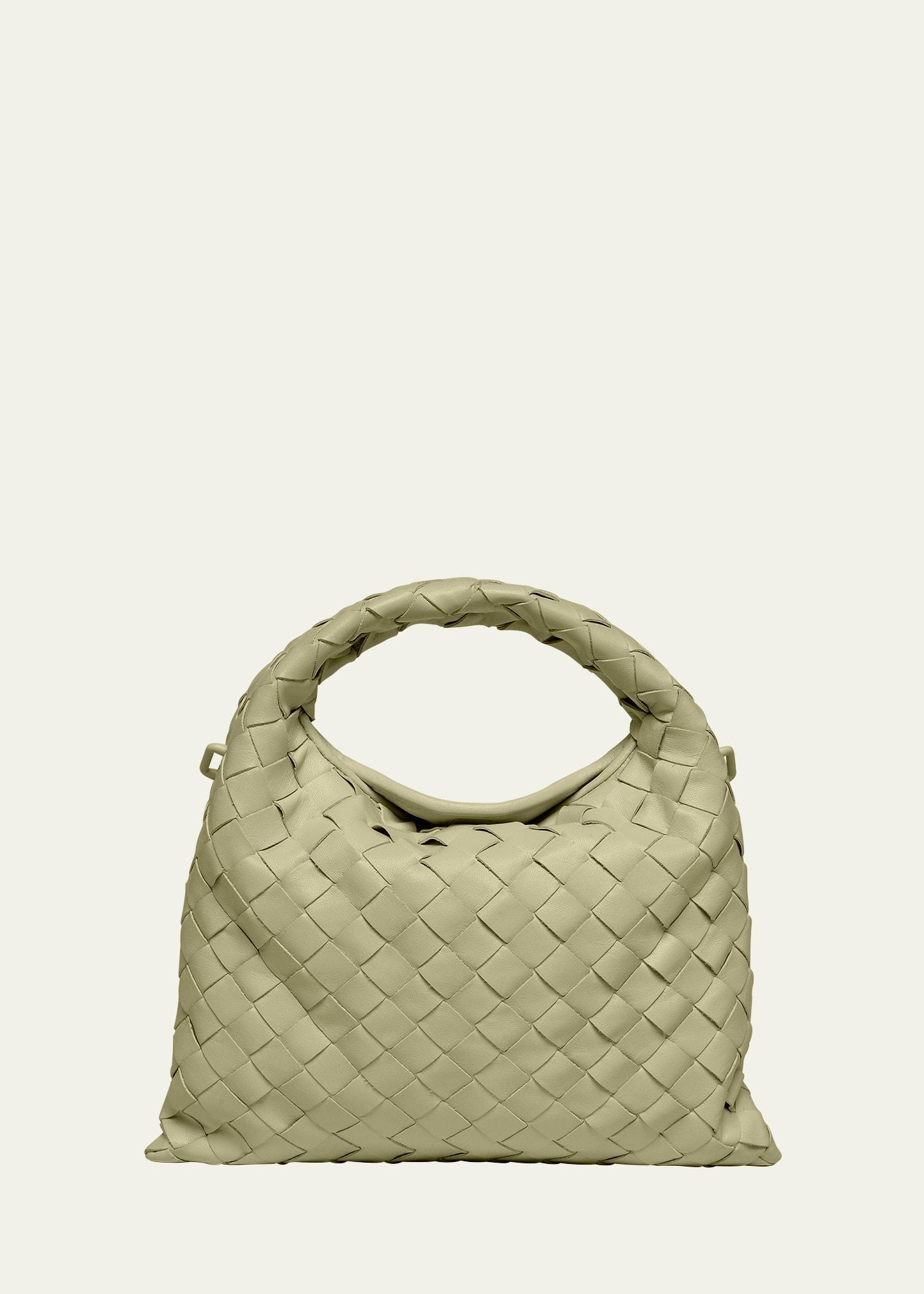 Bottega Veneta Mini Hop Intrecciato Leather Hobo Bag Product Image