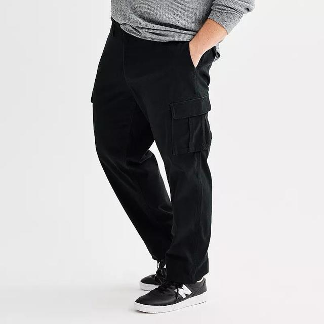 Big & Tall Sonoma Goods For Life Regular-Fit Flexwear Stretch Cargo Pants, Mens Product Image