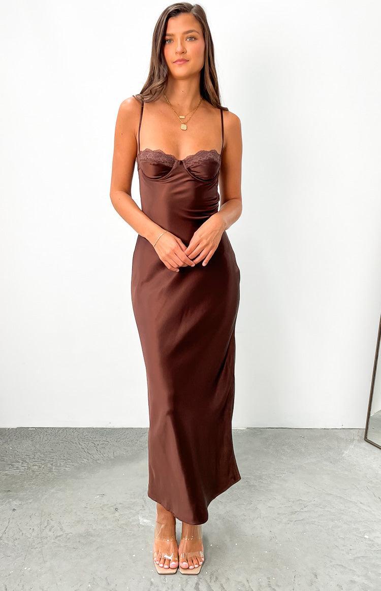 Scarlette Brown Maxi Dress Product Image