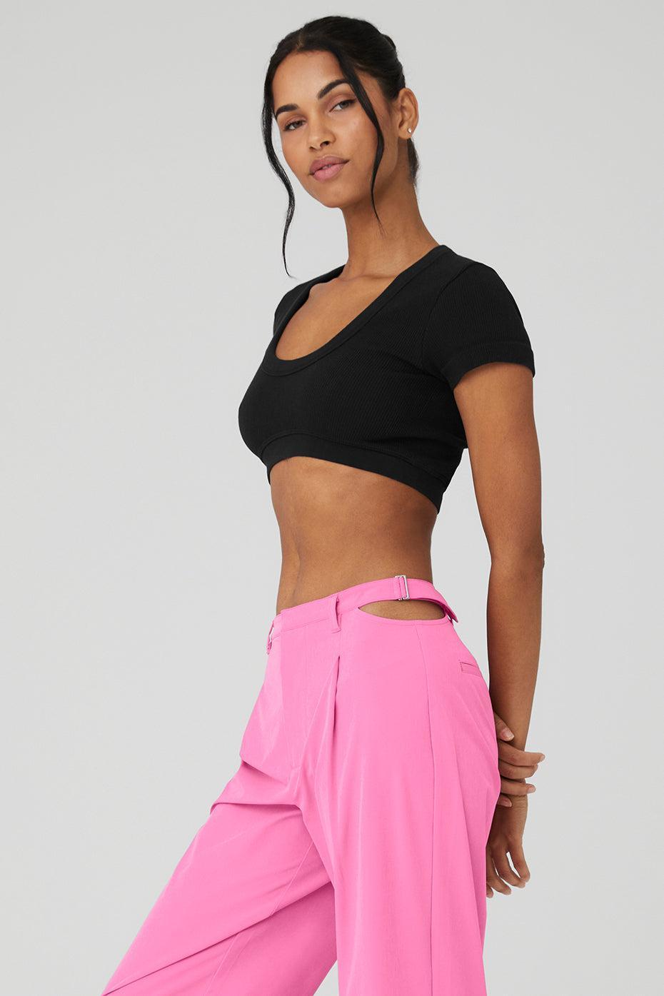 Alo Serene Rib Crop Top Product Image