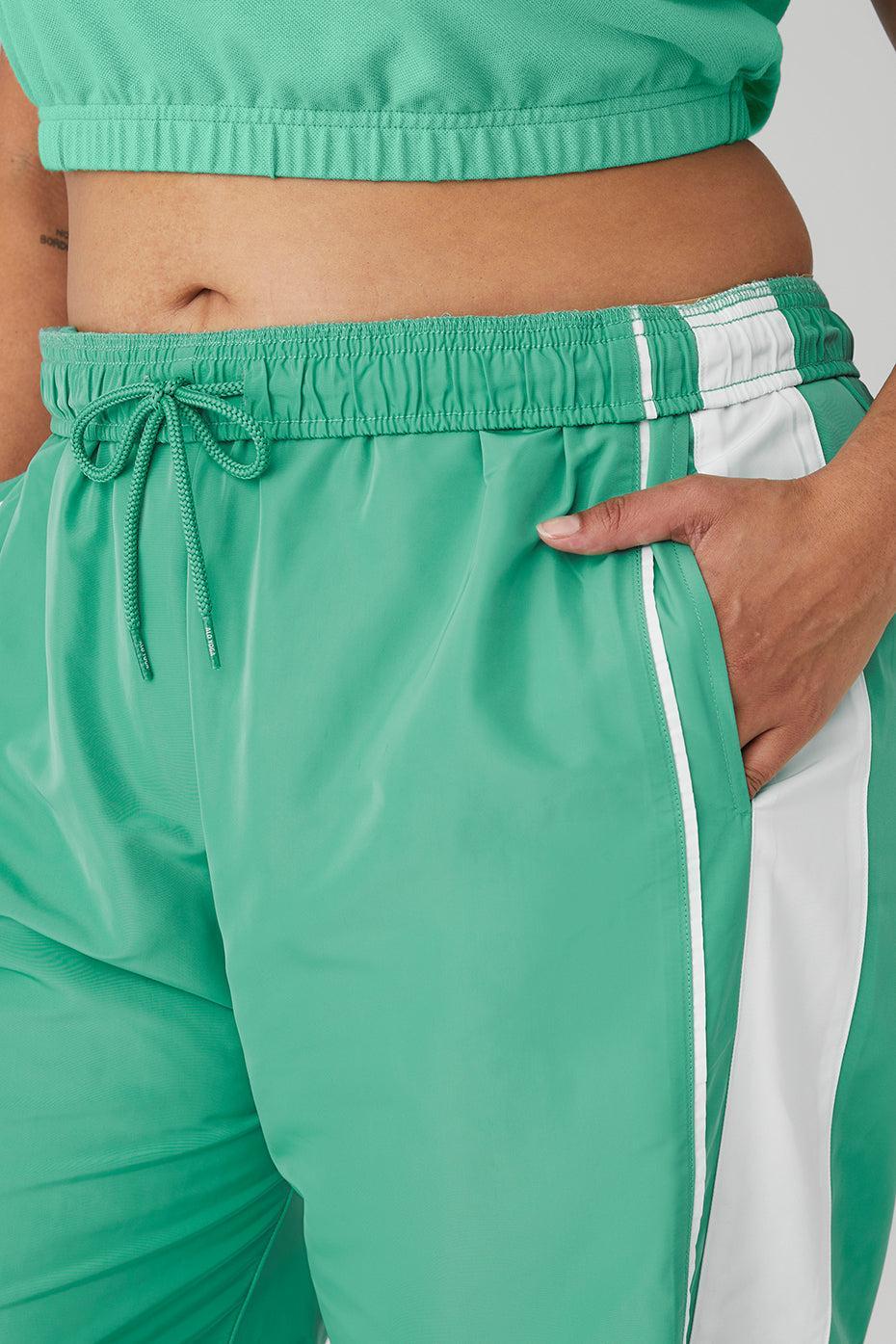 Racetrack Pant - Lettuce/White Female Product Image