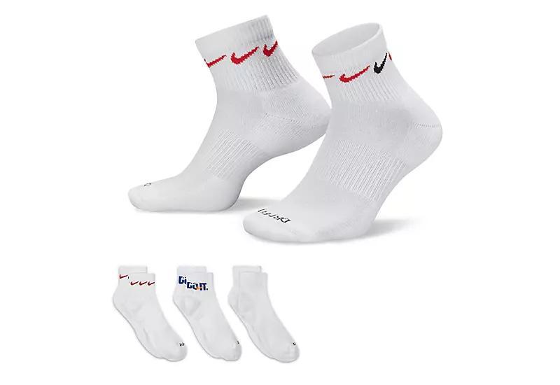 Nike Men's Large Just Do It Quarter Socks 3 Pairs Product Image