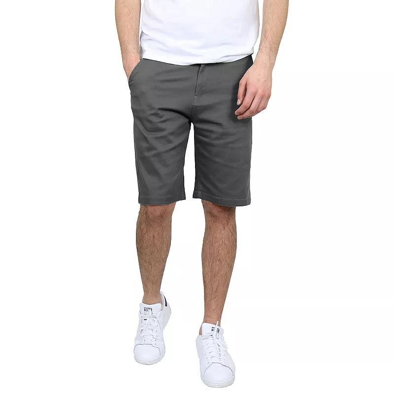 Mens Galaxy by Harvic 5-Pocket Flat-Front Slim-Fit Stretch Chino Shorts Product Image