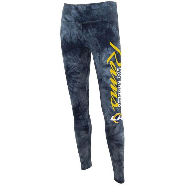 Womens Concepts Sport Los Angeles Rams Burst Tie Dye Leggings Product Image