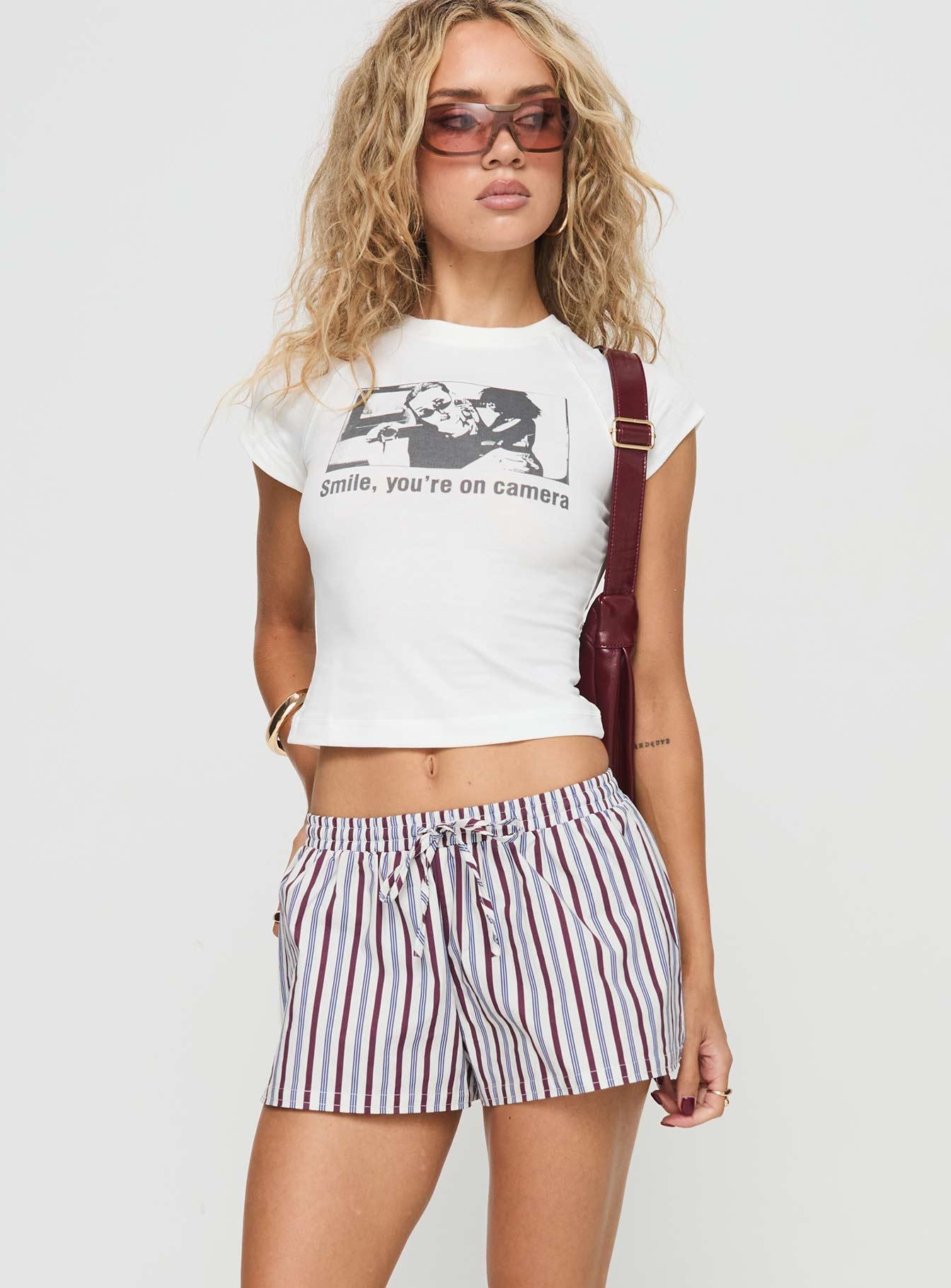 Stellie Shorts Multi Stripe Product Image