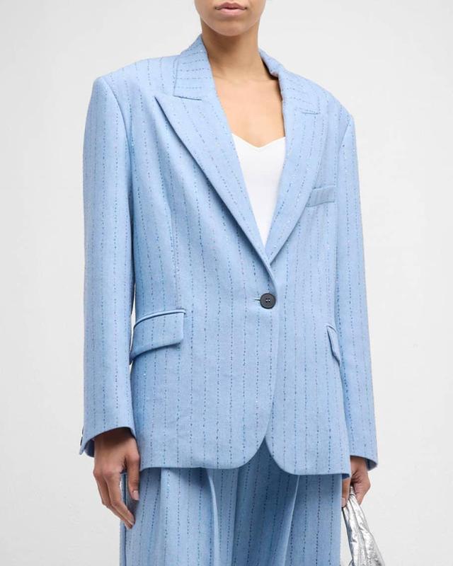 Oversized Stripe Blazer Product Image