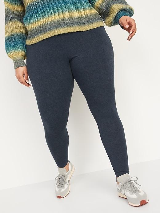 High-Waisted Jersey Leggings Product Image