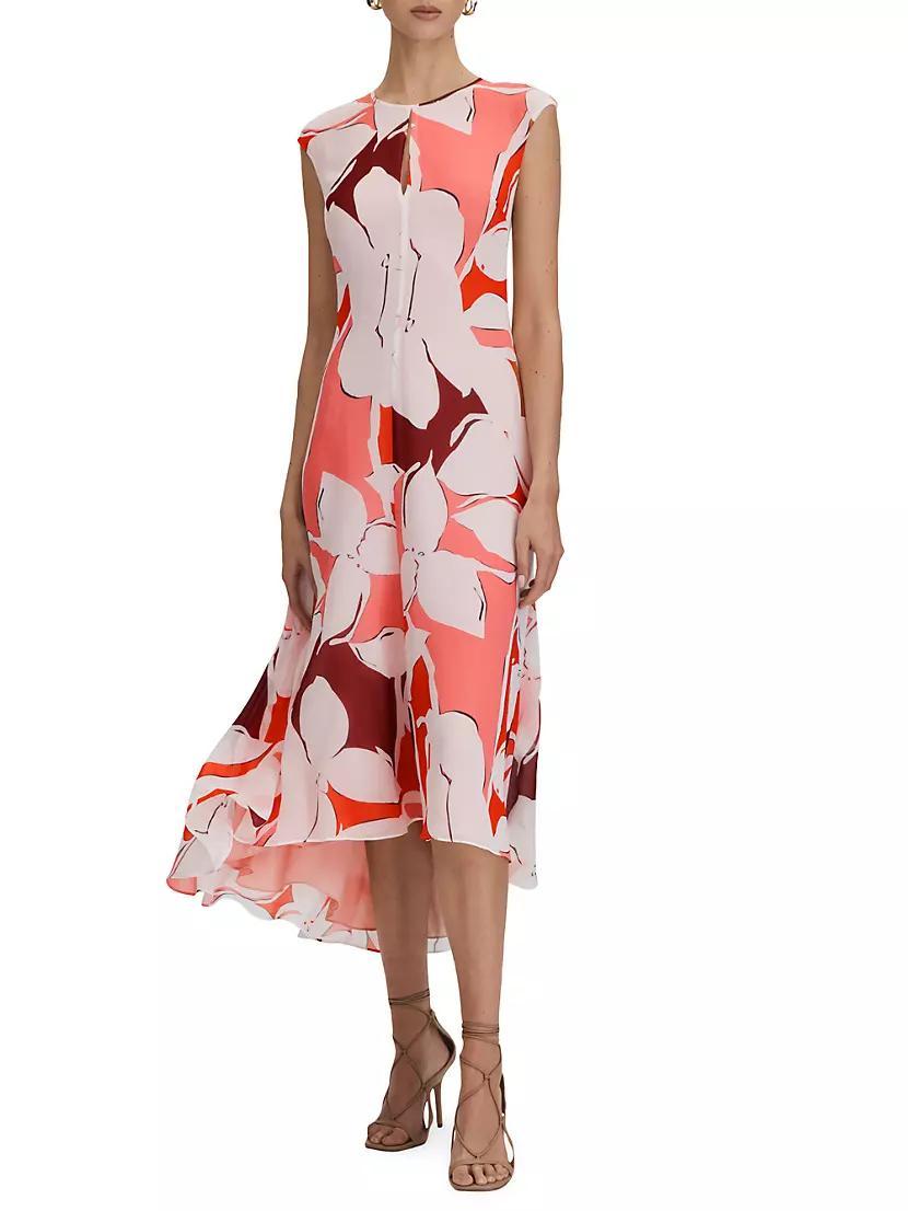 Becci Floral Sleeveless Midi-Dress Product Image