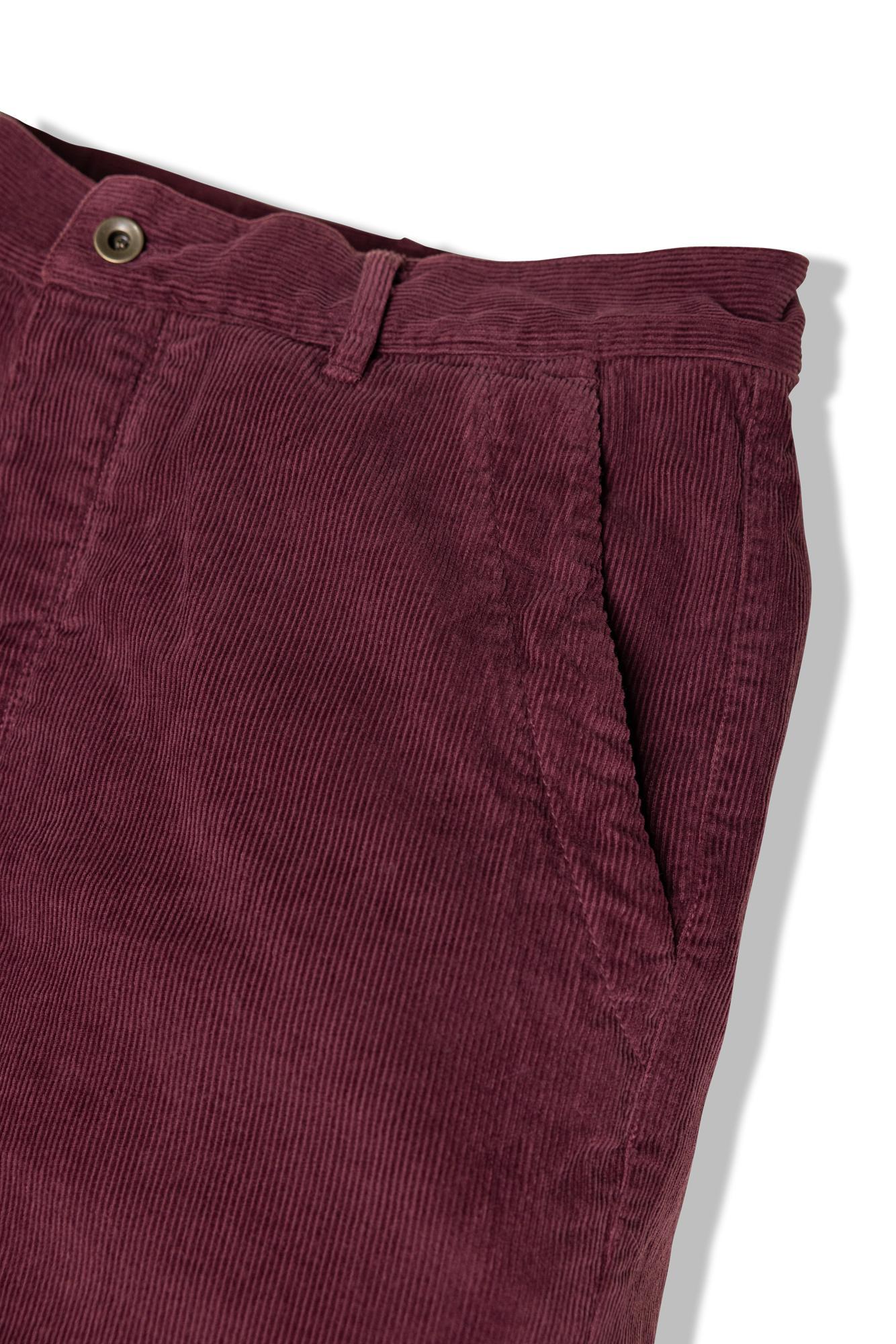 Rowan Trouser | Corduroy Wine Male Product Image