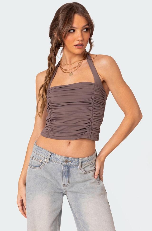 Kaila Gathered Halter Top Product Image