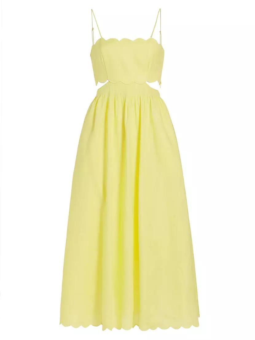 Halliday Scallop Midi-Dress Product Image