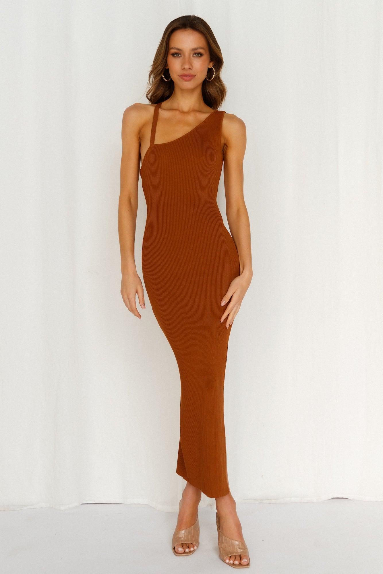 Airy Dreams Maxi Dress Brown product image