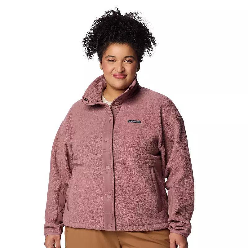 Plus Size Columbia Cloud Point Snap Fleece, Womens Product Image