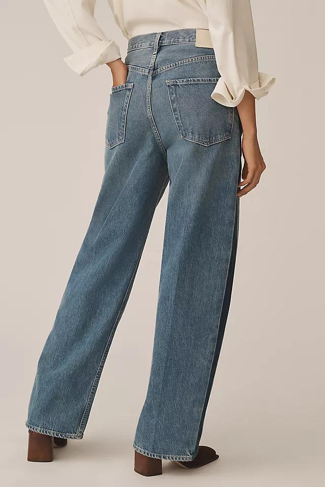 Citizens of Humanity Ayla Textured High-Rise Wide-Leg Jeans Product Image