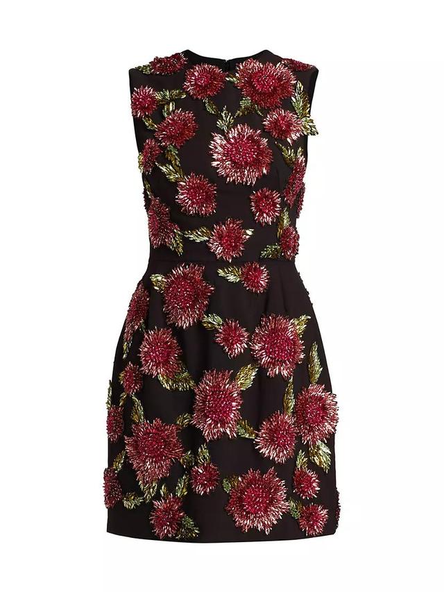 Floral Embroidered Sleeveless Minidress Product Image