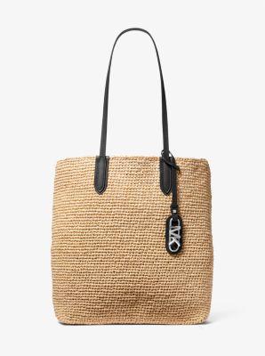 Eliza Large Woven Straw Tote Bag Product Image