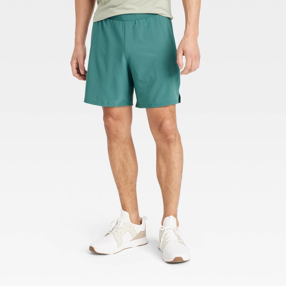 Mens Sport Shorts 7 - All In Motion Teal XXL Product Image