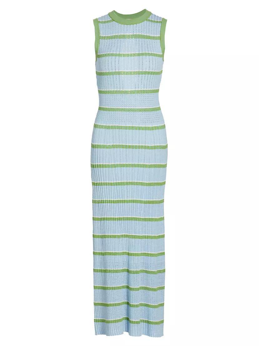 Ryan Striped Knit Midi-Dress Product Image