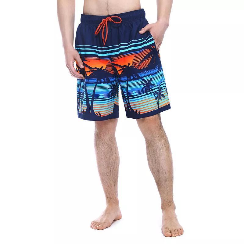 Mens Rokka&Rolla 8-in. Mesh Lined UPF 50+ Swim Trunks Product Image