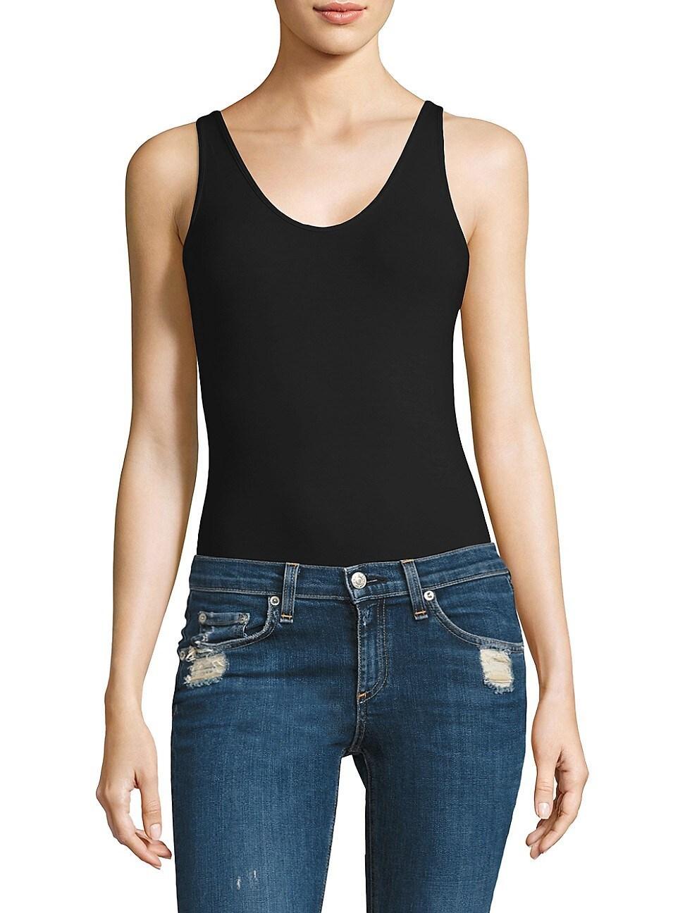 Womens V-Neck Tank Bodysuit Product Image