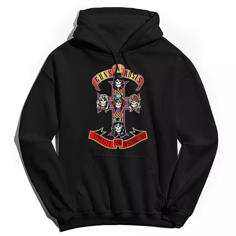 Mens Guns n Roses Cross Hoodie Product Image