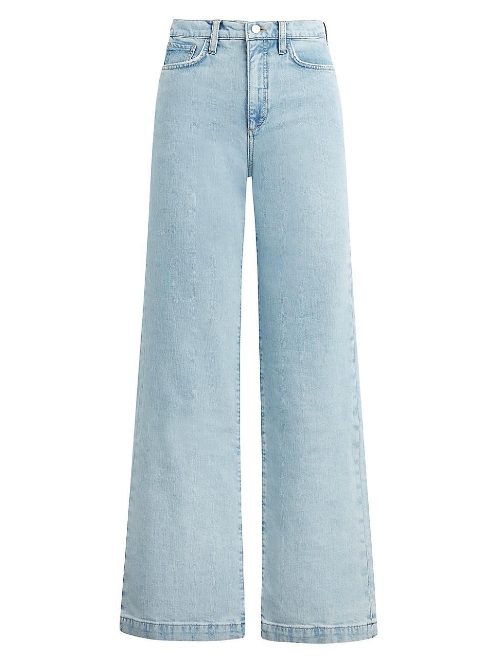 Womens The Mia High-Rise Wide-Leg Jeans product image