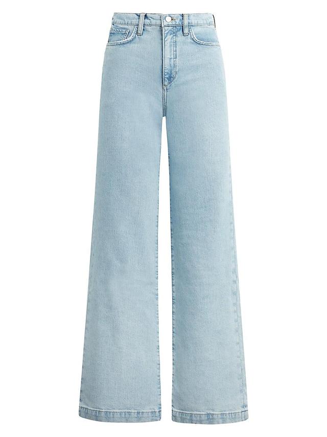 Womens The Mia High-Rise Wide-Leg Jeans Product Image