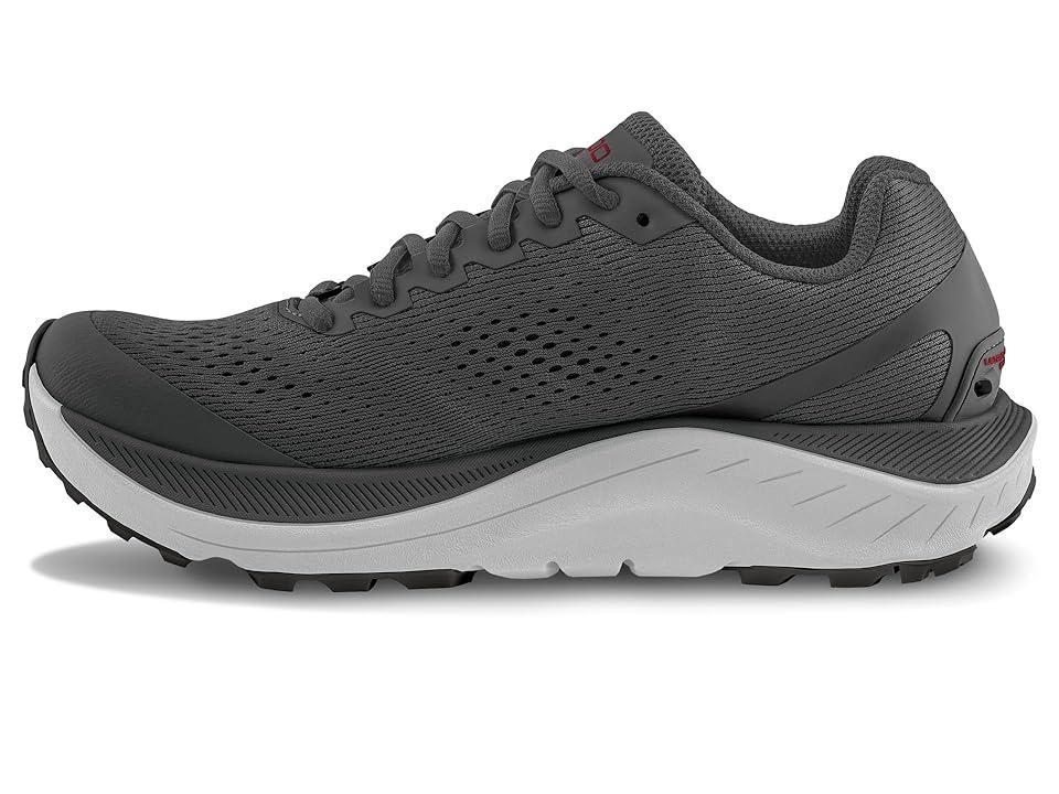 Topo Athletic Ultraventure 3 (Grey/Red) Men's Shoes Product Image