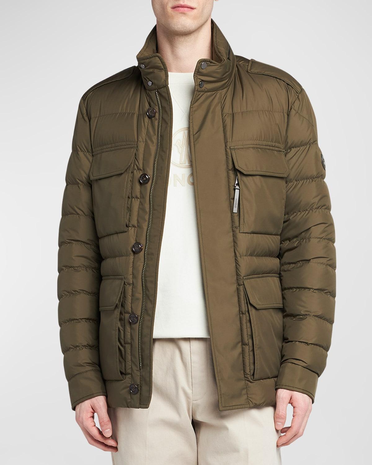 Mens Fuciade Down Nylon Field Jacket Product Image