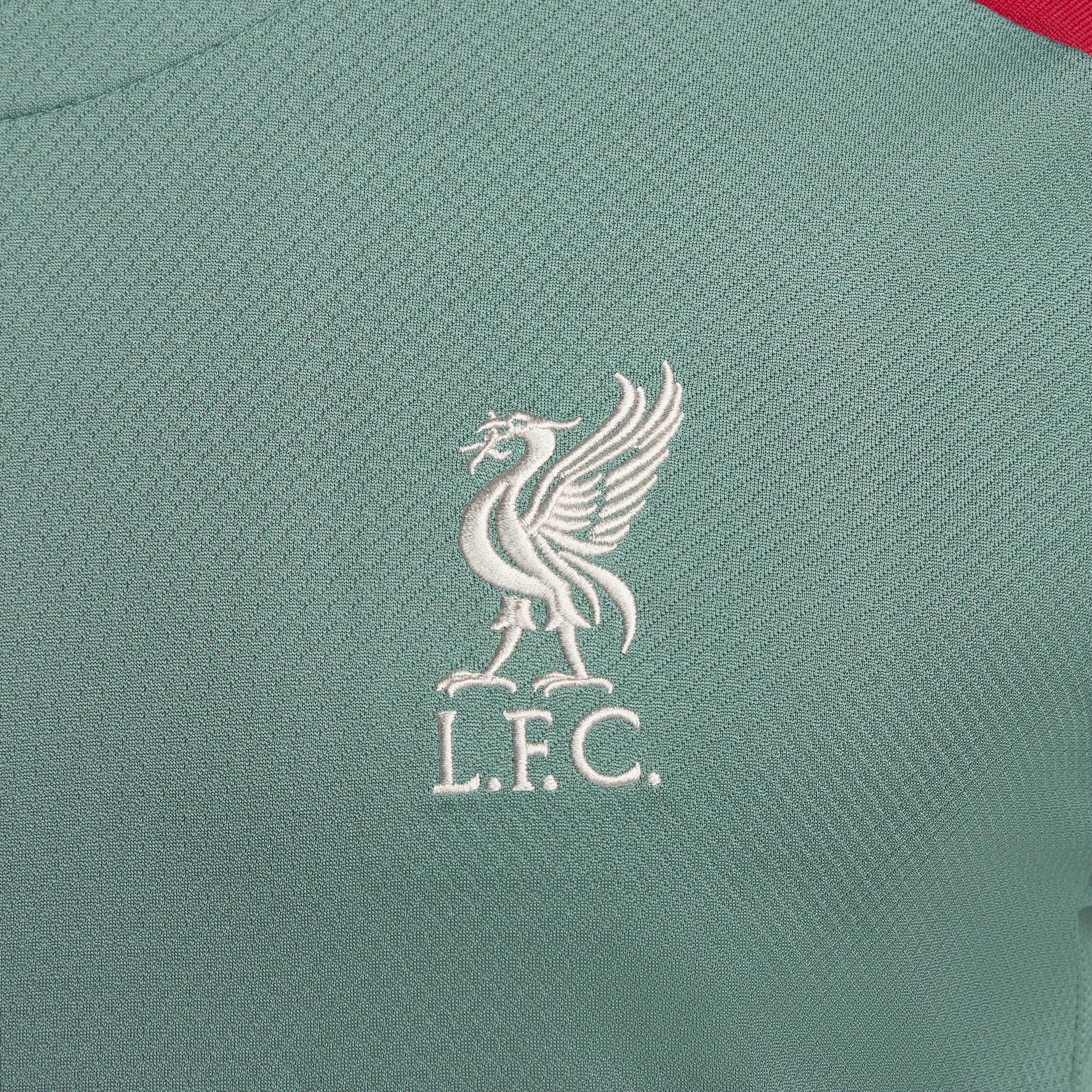 Mens Nike Green Liverpool 2024/25 Strike Performance Top Product Image