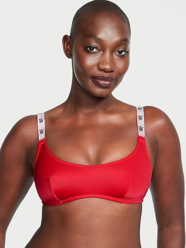 Shine Strap Scoop Bralette Product Image