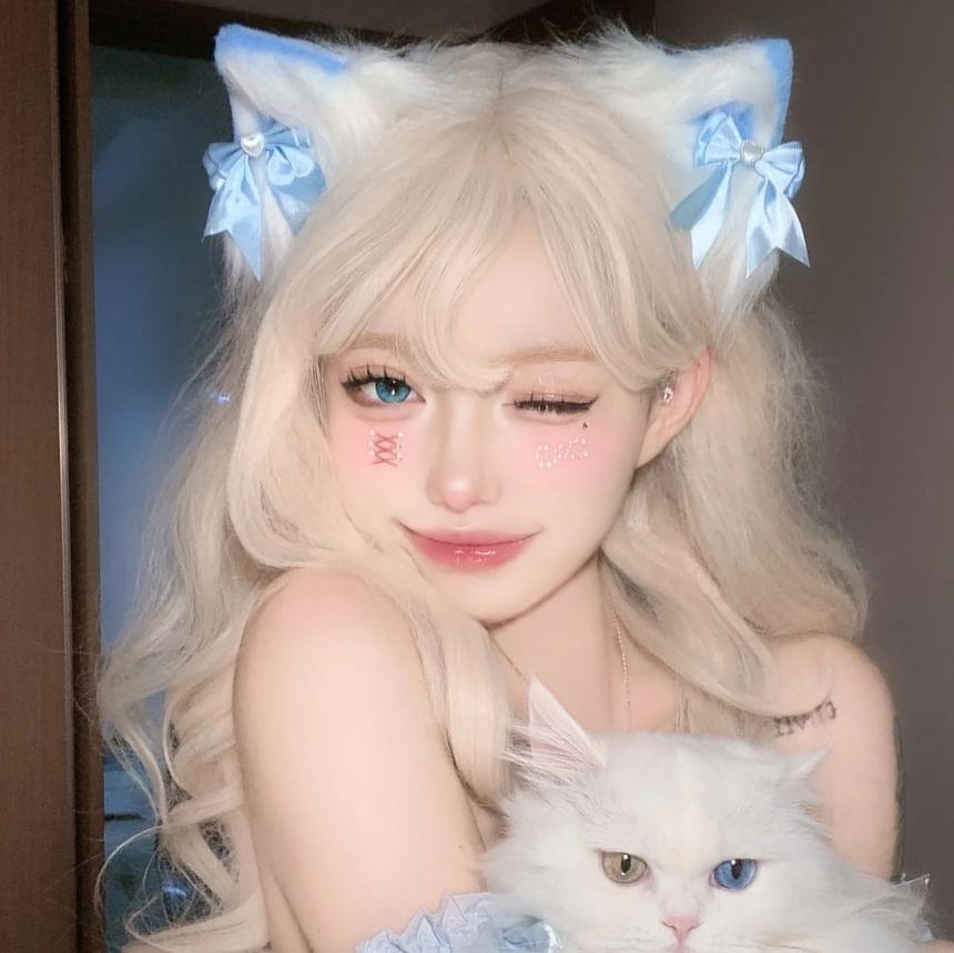 Bow Cat Ear Hair Clip Product Image