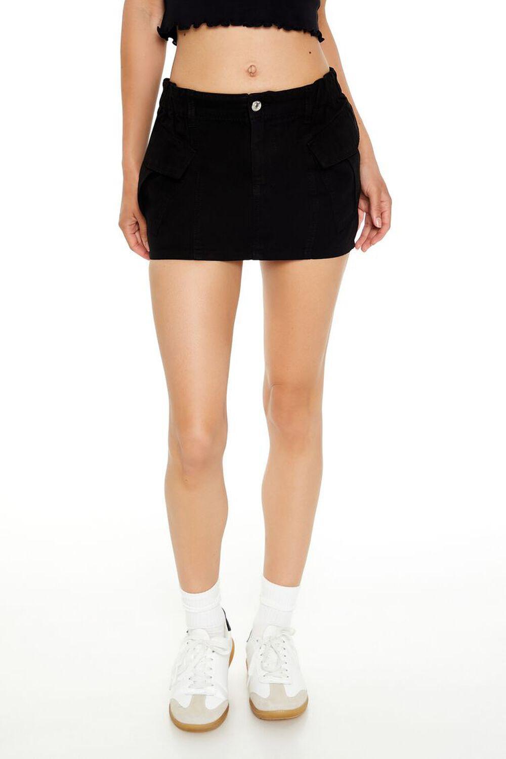 Twill Cargo Mini Skirt | Forever 21 Product Image