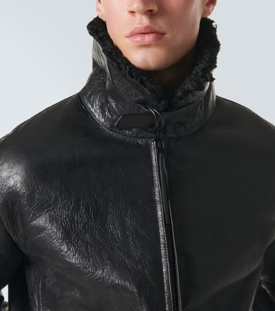 Shearling Jacket In Black Product Image