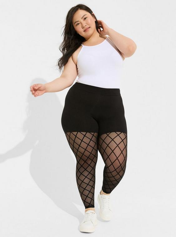 Full Length Signature Waist Flocked Legging product image