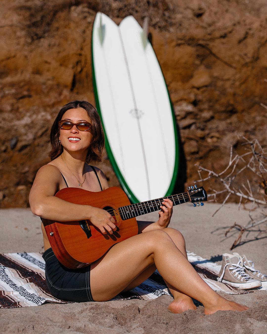 Women's Birdie Boardshorts - Black Female Product Image