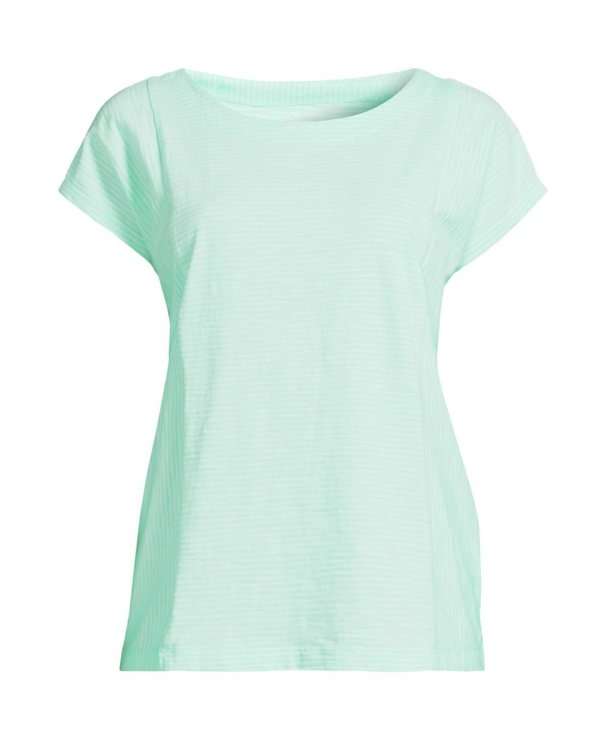 Womens Lands End Slub Tee Product Image