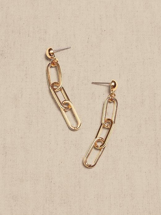 Paper Clip Earrings Product Image