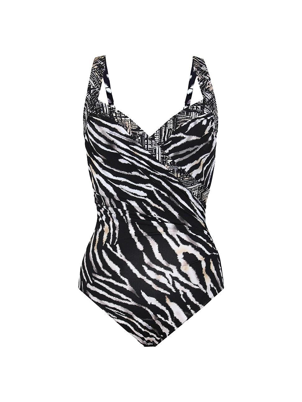 Miraclesuit Tigre Sombre Sanibel Underwire One-Piece Swimsuit Product Image