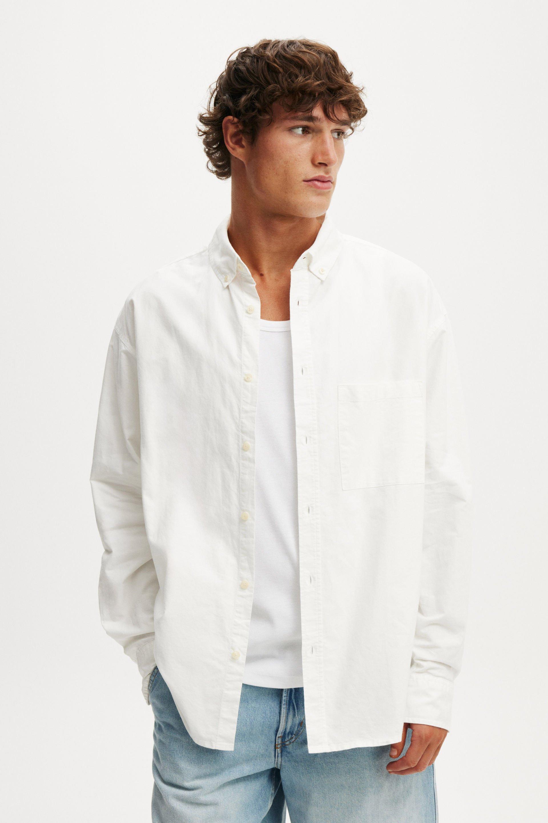 Oversize Oxford Long Sleeve Shirt Product Image