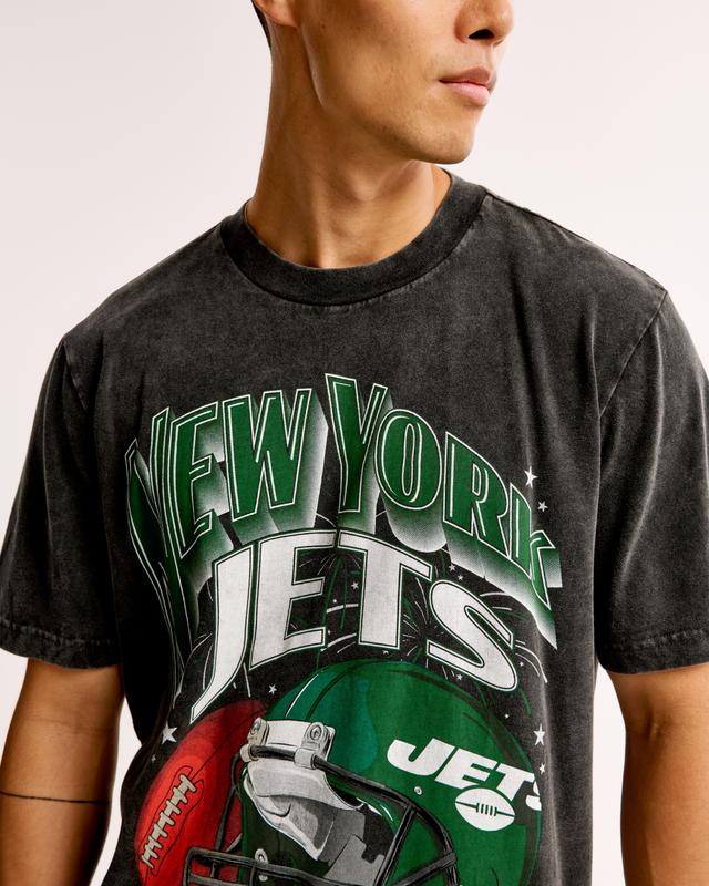 New York Jets Vintage-Inspired Graphic Tee Product Image