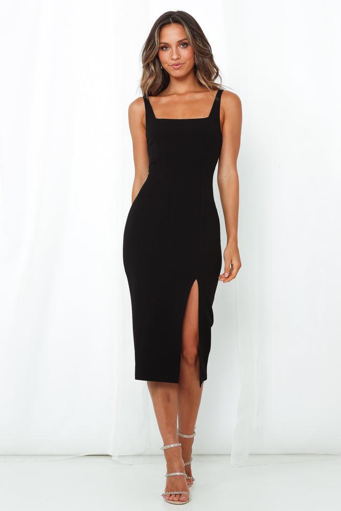 House In Budapest Midi Dress Black Product Image