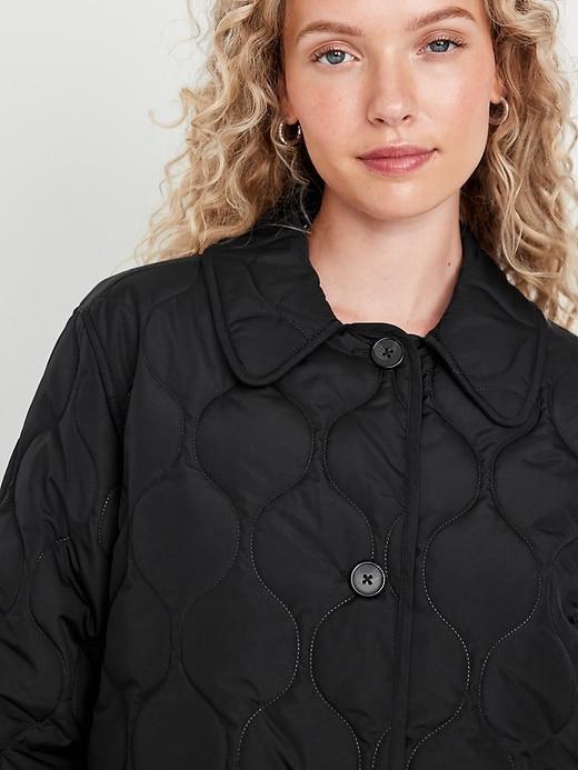 Quilted Long Jacket Product Image