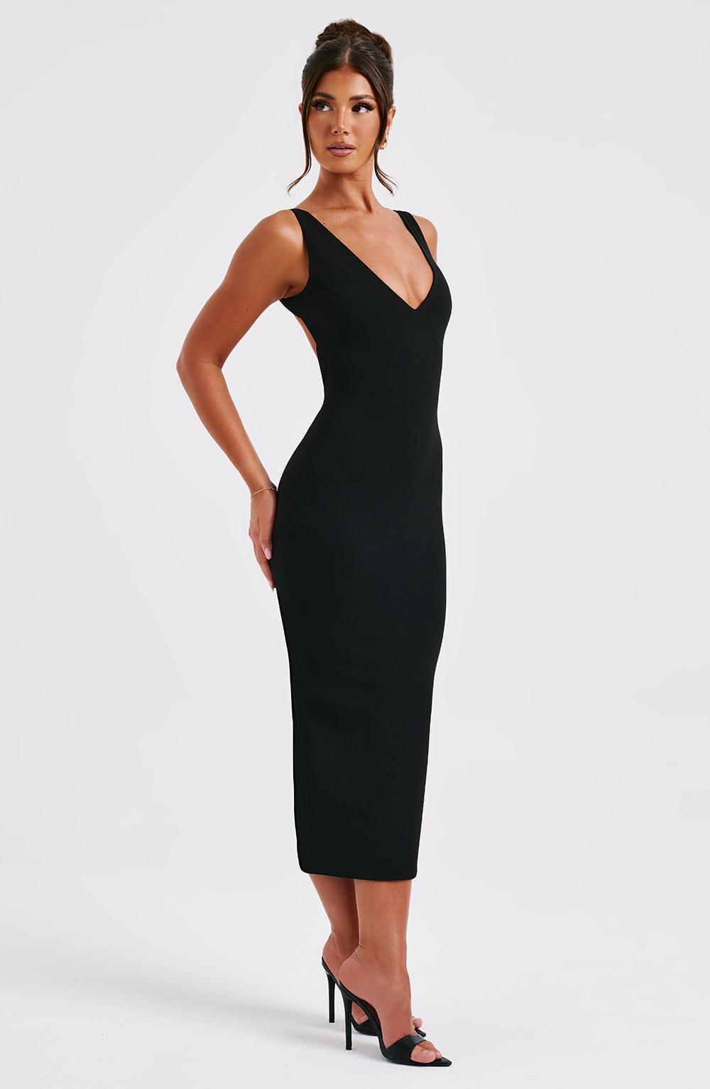 Lucinda Midi Dress - Black Product Image