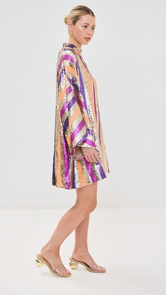 La Vie Style House Cabana Stripe Mini Caftan | Shopbop Product Image